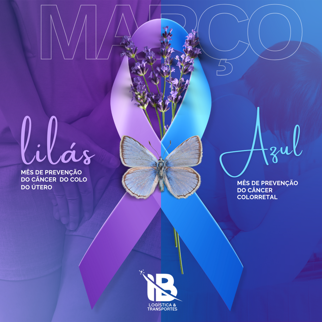 Março Lilás & Azul Marinho | Cuide-se !